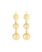 Hammered Double-drop Earrings