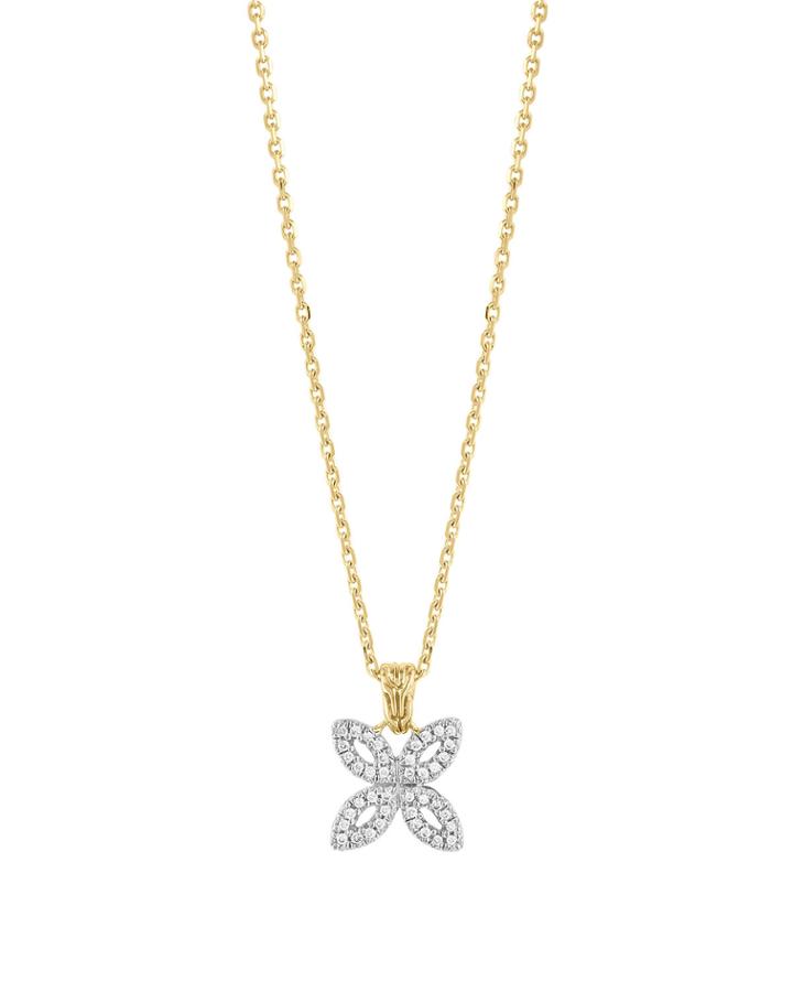 John Hardy Kawung 18k Diamond Pendant Necklace, Women's, Gold