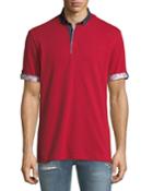 Paisley-trim Polo