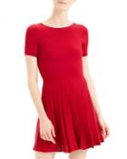 Prosecco Pleated Tee Dress