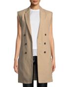 Sleeveless Trenchcoat Jacket