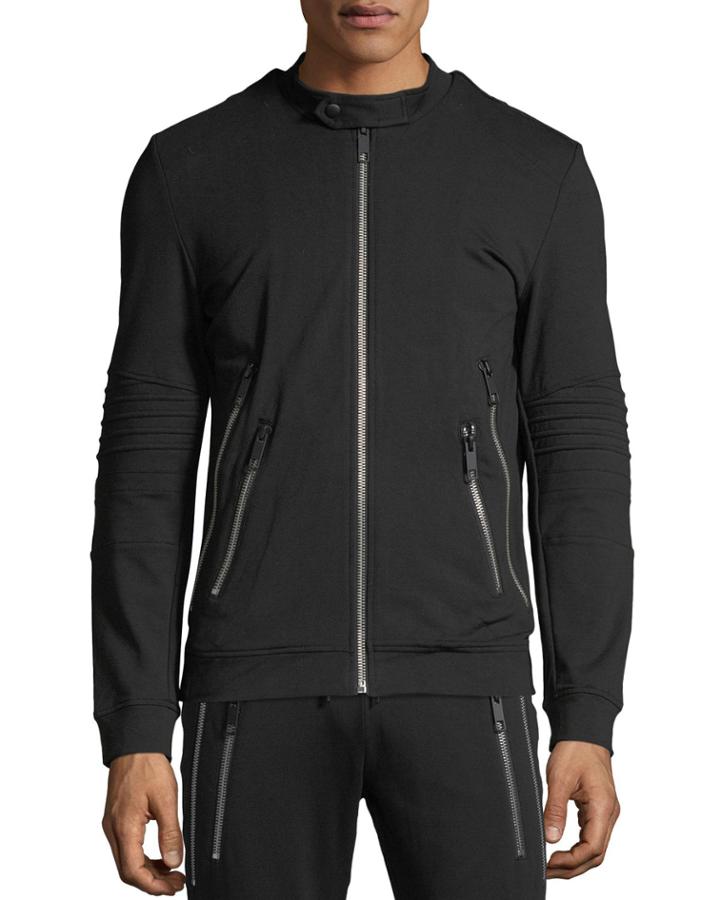 Men's Biker Zip-front