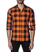 Men's Semi-fitted Buffalo Check Print Sport