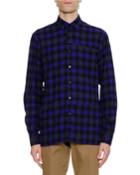 Men's Plaid Seam-detail