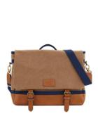 Canvas Flap Messenger Bag, Rubber