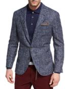 Houndstooth Boucle Sport Jacket,