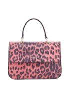 Ottavia Small Leopard Top Handle Bag
