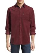 Corduroy Button-front