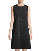 Elias Laser-cut A-line Dress