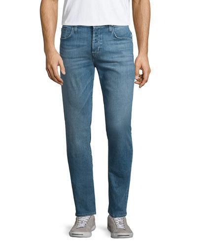 Sartor Cavern Skinny-leg Denim Jeans, Blue