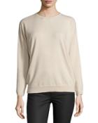 Monili-trim Cashmere