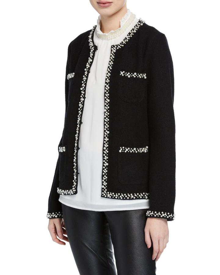 Pearly 4-pocket Boiled Wool