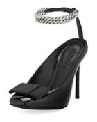 Tiri Patent Chain-strap Pump