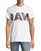 Zeabel Graphic Cotton T-shirt, White
