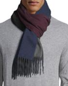 Reversible Ombre Scarf W/ Fringe
