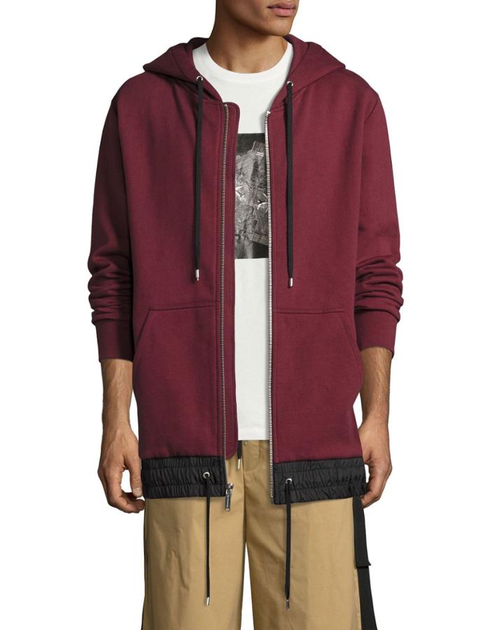Langston Highway French Terry Hoodie, Burgundy
