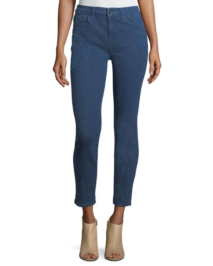 Tonal-print Riche-touch Jeans