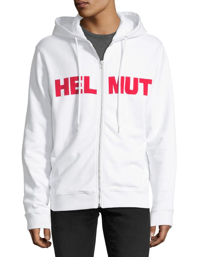 Boxed Typographic Hoodie