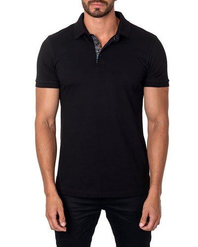 Short-sleeve Cotton-blend Polo
