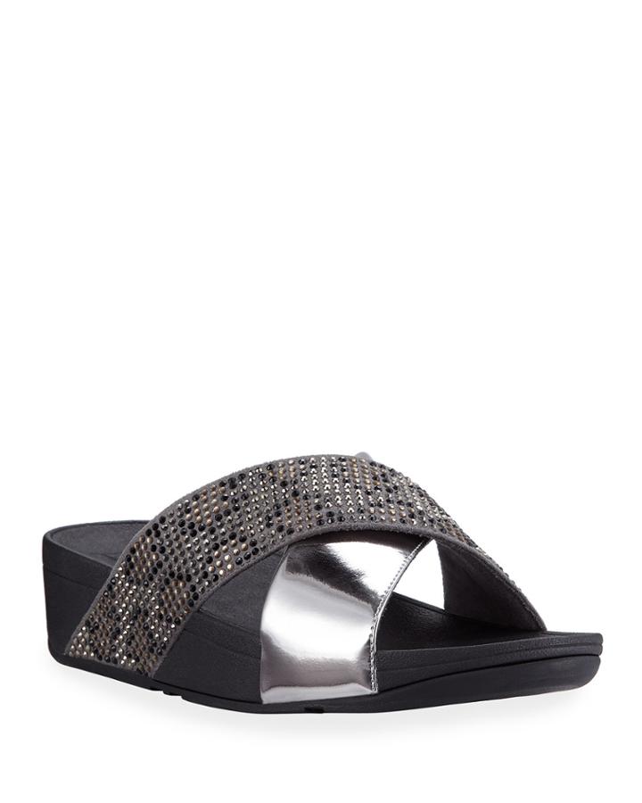 Lulu Leopard Metallic Crystal