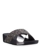 Lulu Leopard Metallic Crystal
