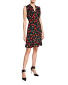 Ruffle Floral-print
