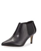 Mars Leather Kitten-heel Booties