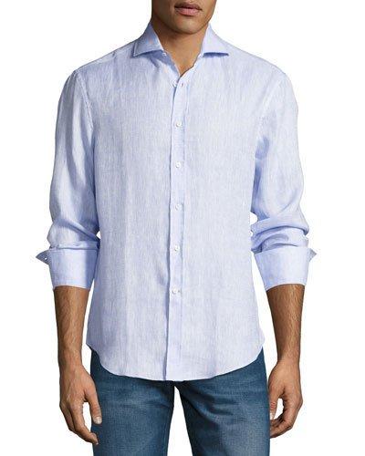 Linen French-collar Sport