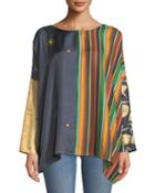 Nathalie Reversible Mixed-print