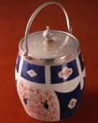 Cottage Derby Biscuit Barrel No.