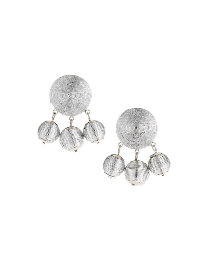 Threaded Statement Earrings