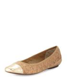 Saucy Quilted Cork Flat,