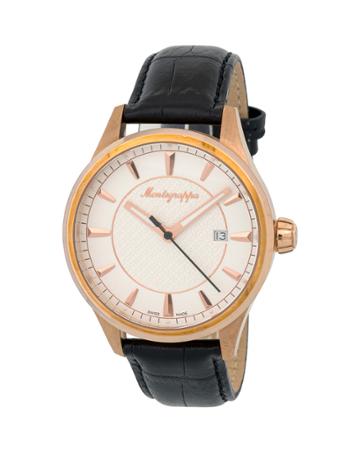Men's 42mm Fortuna Date Watch W/ Leather