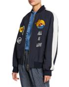 Cotton-linen Bomber Jacket