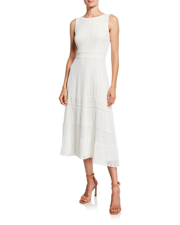 Lace Embroidered Sleeveless