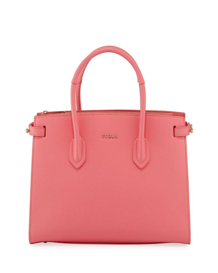 Pin Small Tote Bag, Rosa