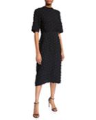 Mock-neck Dress
