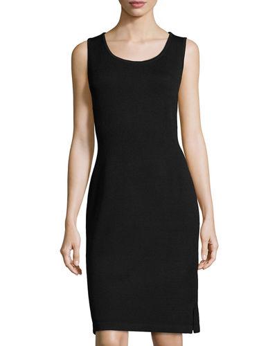 Scoop-neck Knit Tank Dress