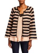 Suntan Nero Knitted Cardigan W/ Cami