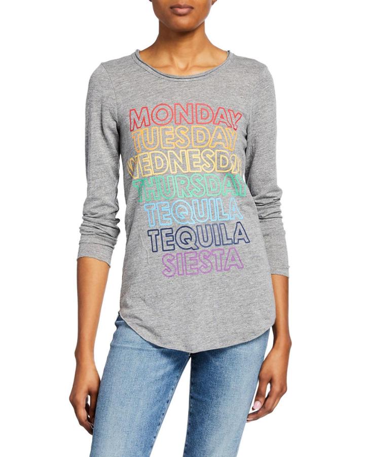 Tequila Long-sleeve Graphic Tee