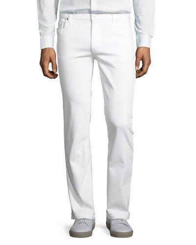 Straight-leg Stretch-denim Jeans