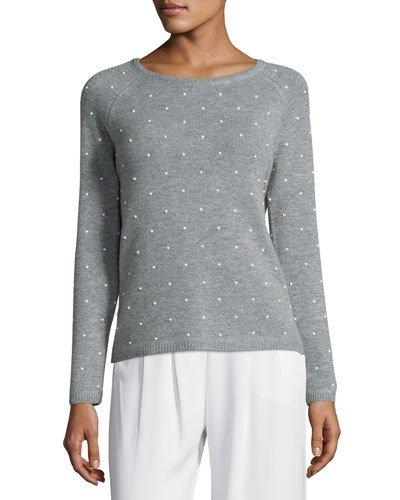 Pearl-stud Cashmere