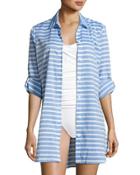 Breton Stripe Boyfriend Beach