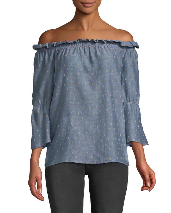 Martha Off-the-shoulder Flare