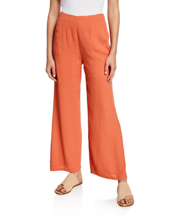 Burke Wide-leg Ankle Pants