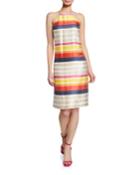 Vanah Striped Halter Dress