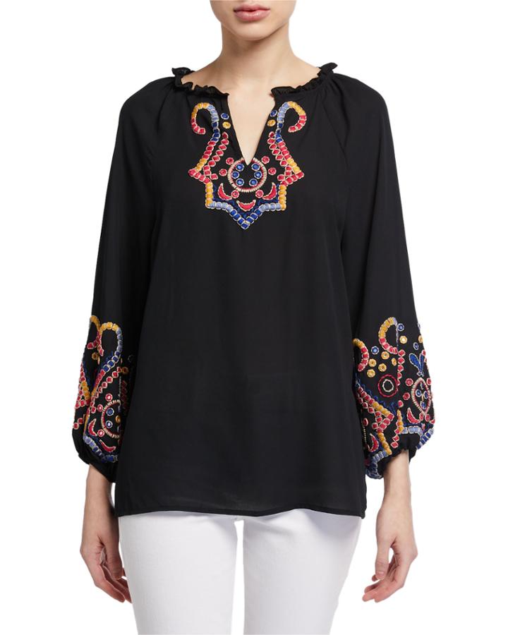 Peasant Embroidered Blouse
