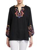 Peasant Embroidered Blouse