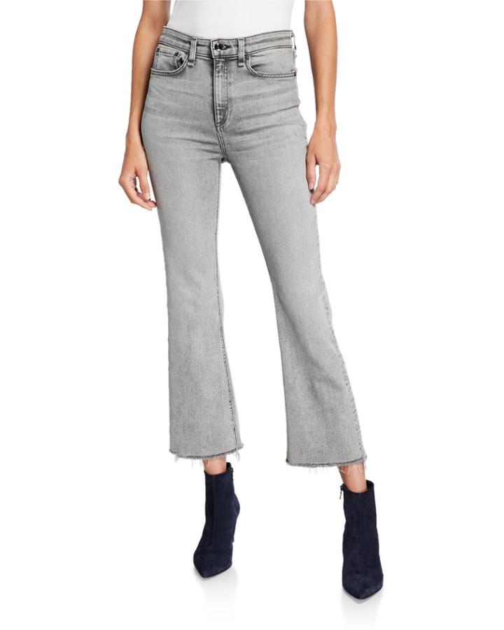 Nina High-rise Ankle Flare Jeans