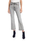 Nina High-rise Ankle Flare Jeans